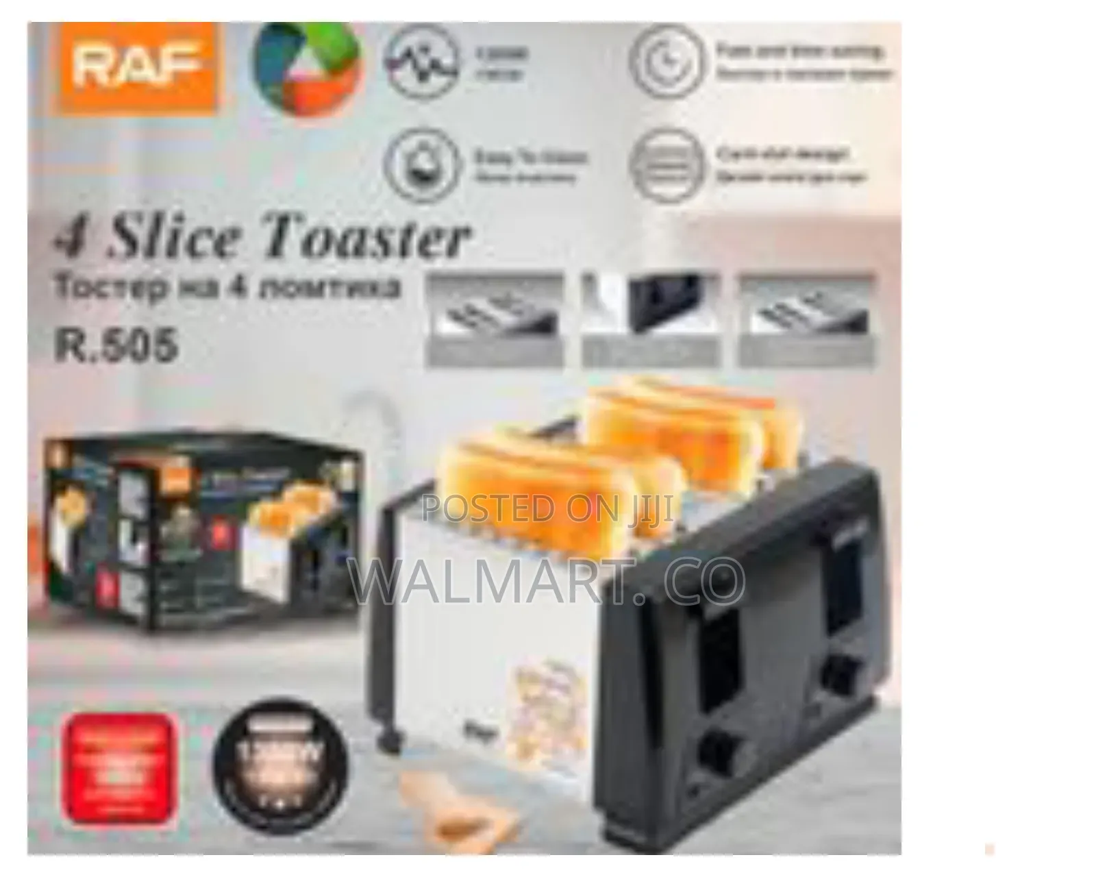 Raf Breakfast 4 Slice Electric Breakfast Maker