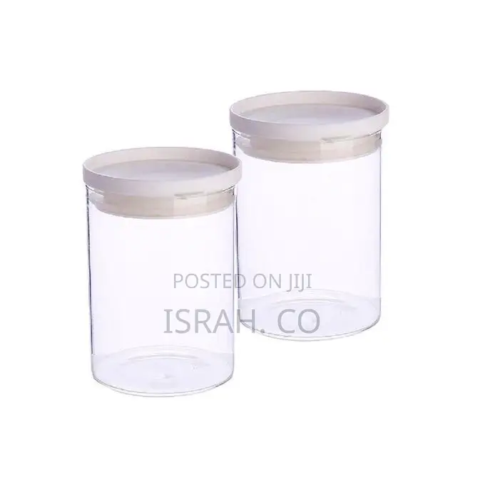2 Pieces of 620ml Transparent Food Storage Containers
