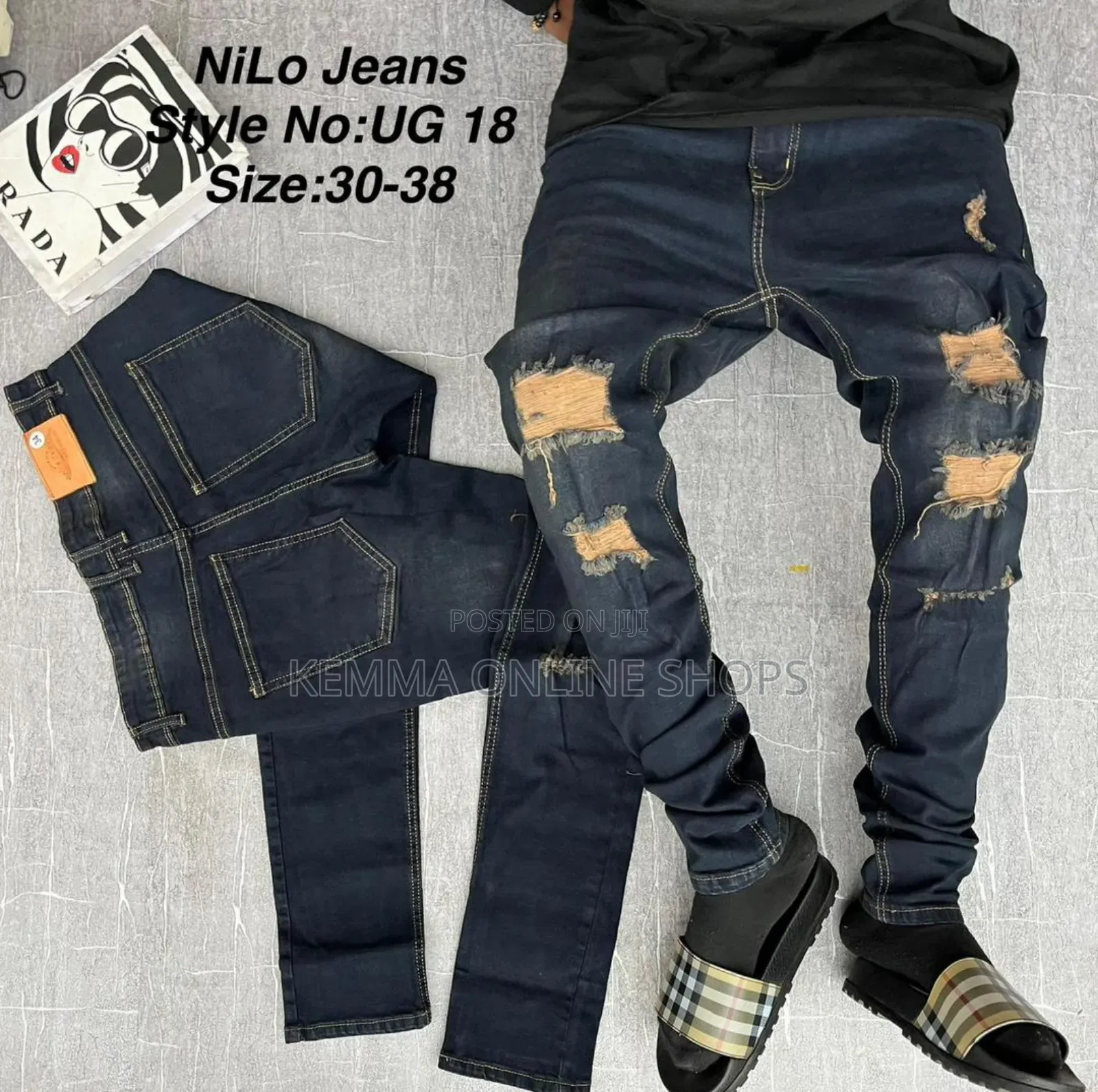 Stretcher Jeans Both Plain and Damage
