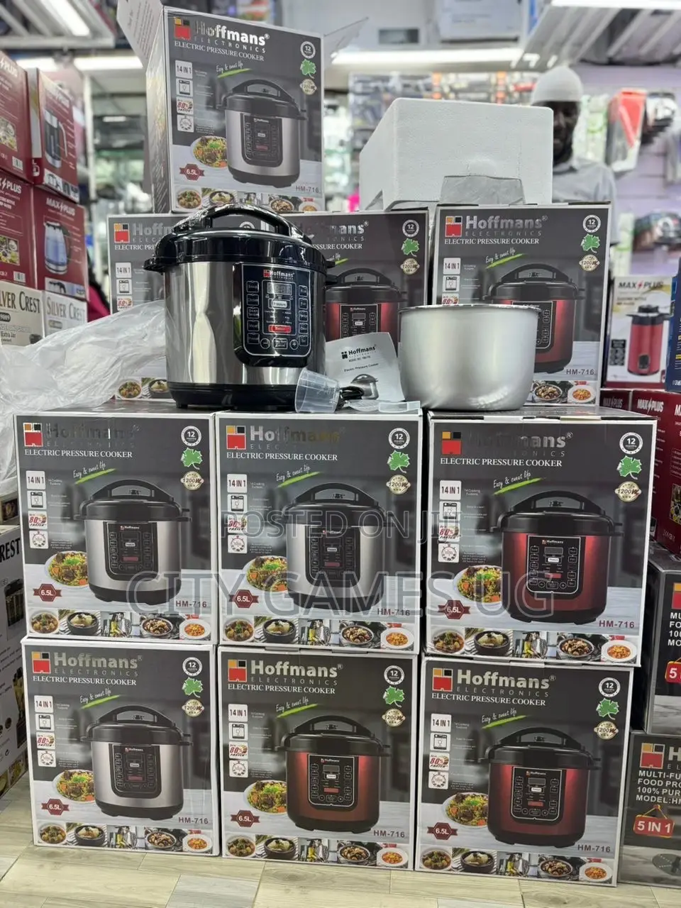 Hoffmans Pressure Cooker -14in1 - 6.5l