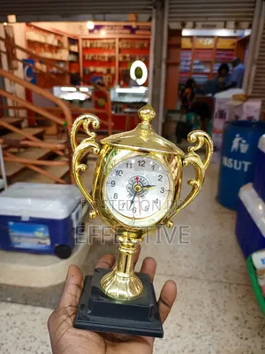 Trophy-Style Table Clock