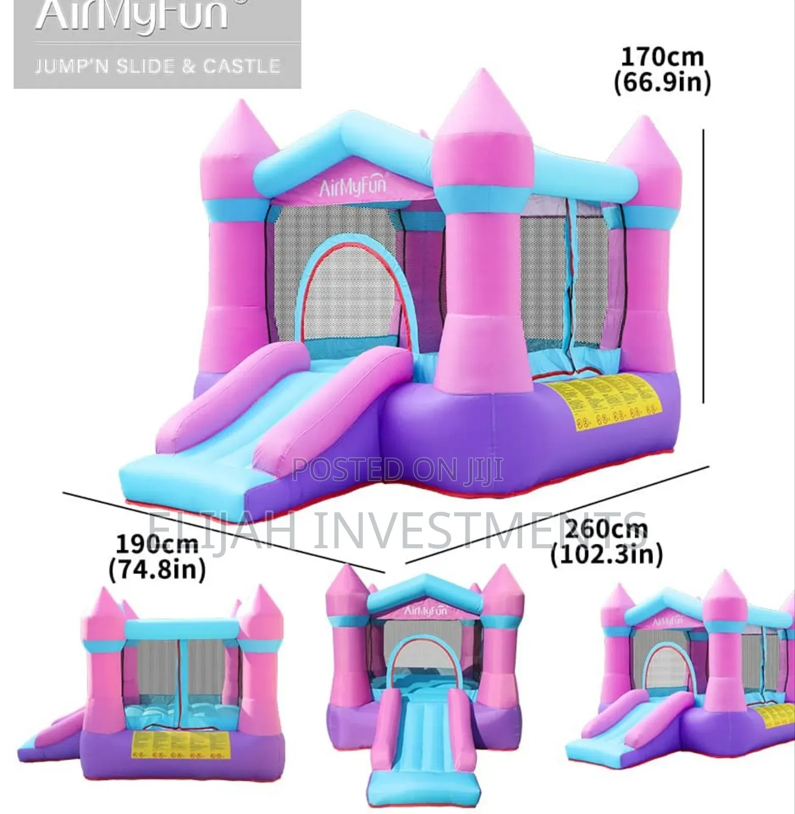 Inflatable Bounce House With Slide