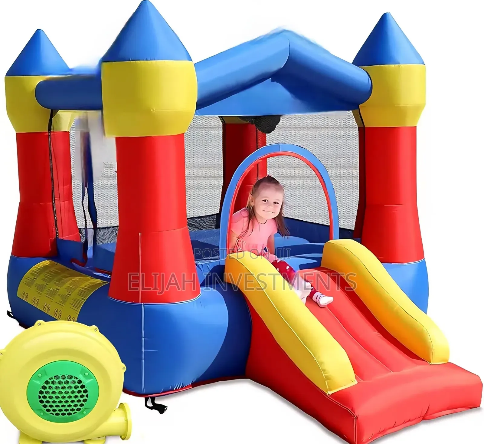 Inflatable Bounce House With Slide