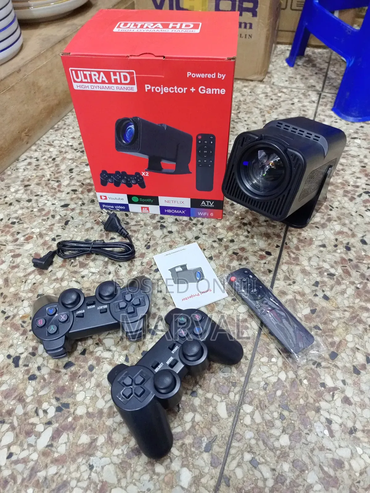 Ultra Hd Gaming Entertainment Projector.