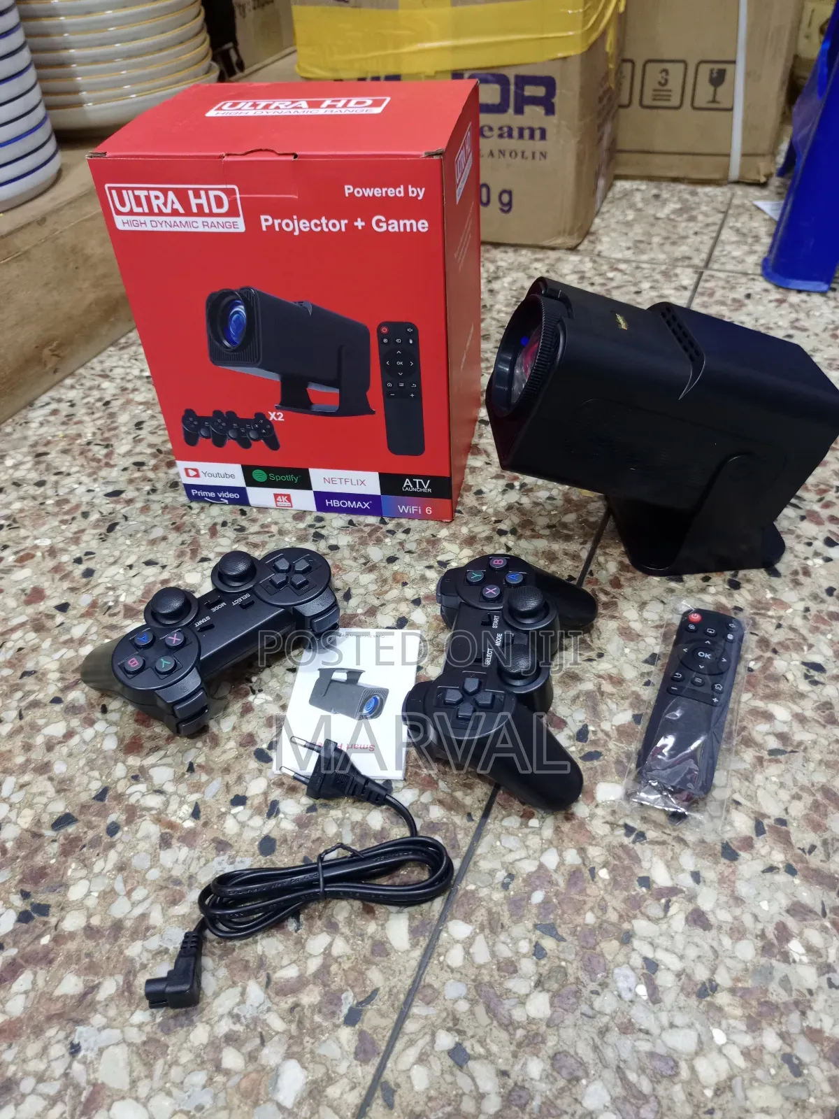 Ultra Hd Gaming Entertainment Projector.