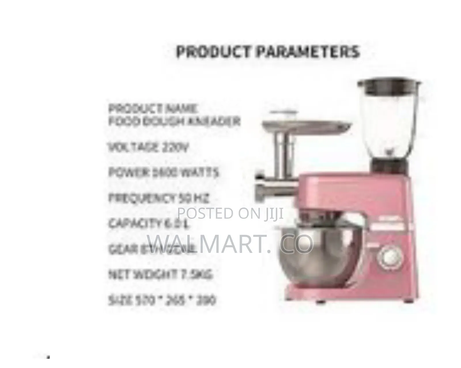Boma 5 in 1 6 Litres Stand Mixer With 1600watts