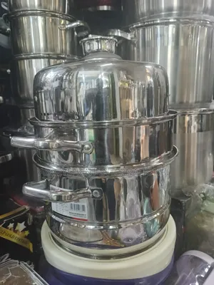 Multi-Tier Stainless Steel Steamer Pot.