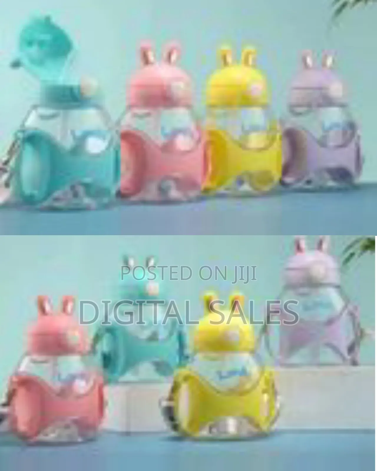 1 Piece of 500ml Belly Water Drinking Bottle Lovely Handle Hand