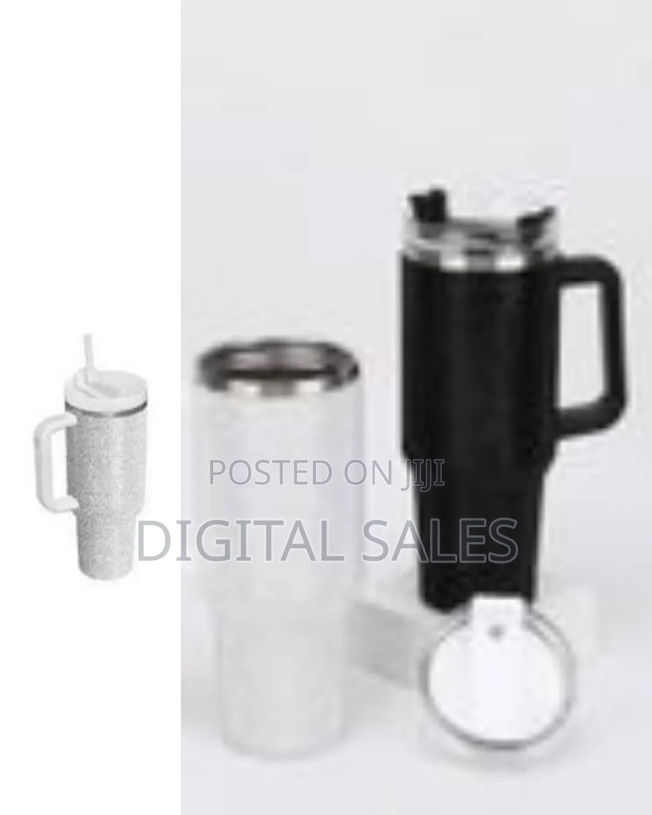 40 Oz Bling Tumbler With Handle Rhinestones Tumbler