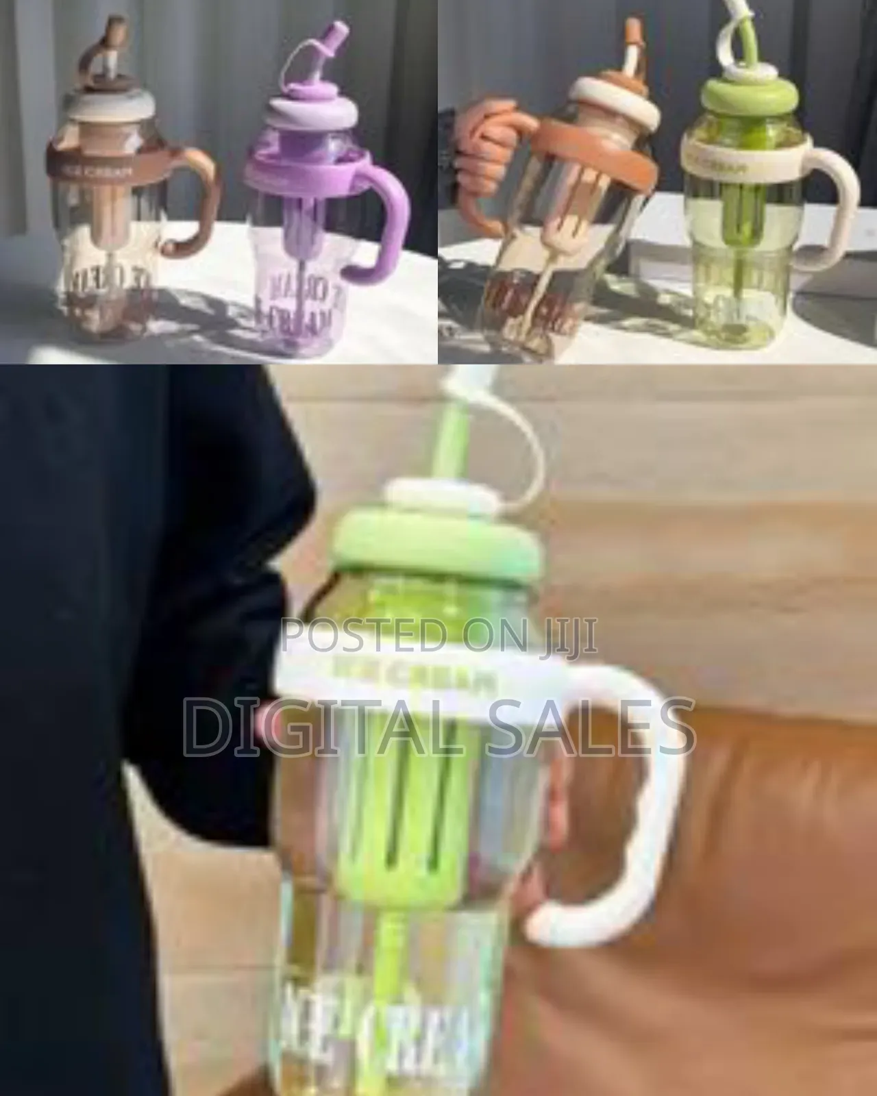 1200ml Water Bottle With Straw,Plastic Drinks Bottle,1 Litre Sports