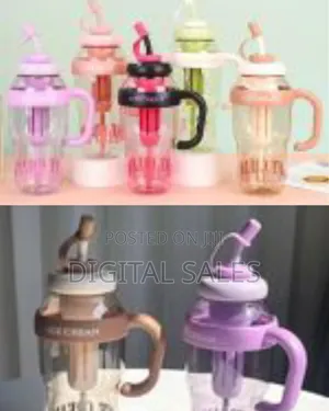1200ml Water Bottle With Straw,Plastic Drinks Bottle,1 Litre Sports