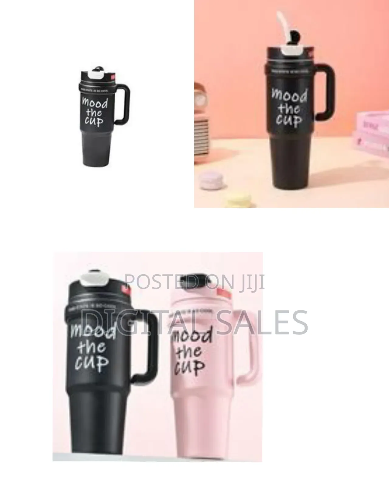 Mood the Cup Insulated Thermos Water Bottle, 900 Ml, Stainless Steel