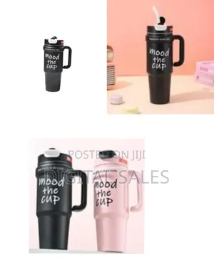 Mood the Cup Insulated Thermos Water Bottle, 900 Ml, Stainless Steel