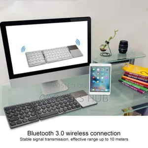 2 in 1 Rechargeable Wireless
Keyboard With Touchpad