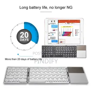 2 in 1 Rechargeable Wireless
Keyboard With Touchpad