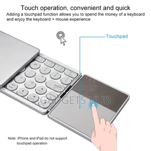 2 in 1 Rechargeable Wireless
Keyboard With Touchpad