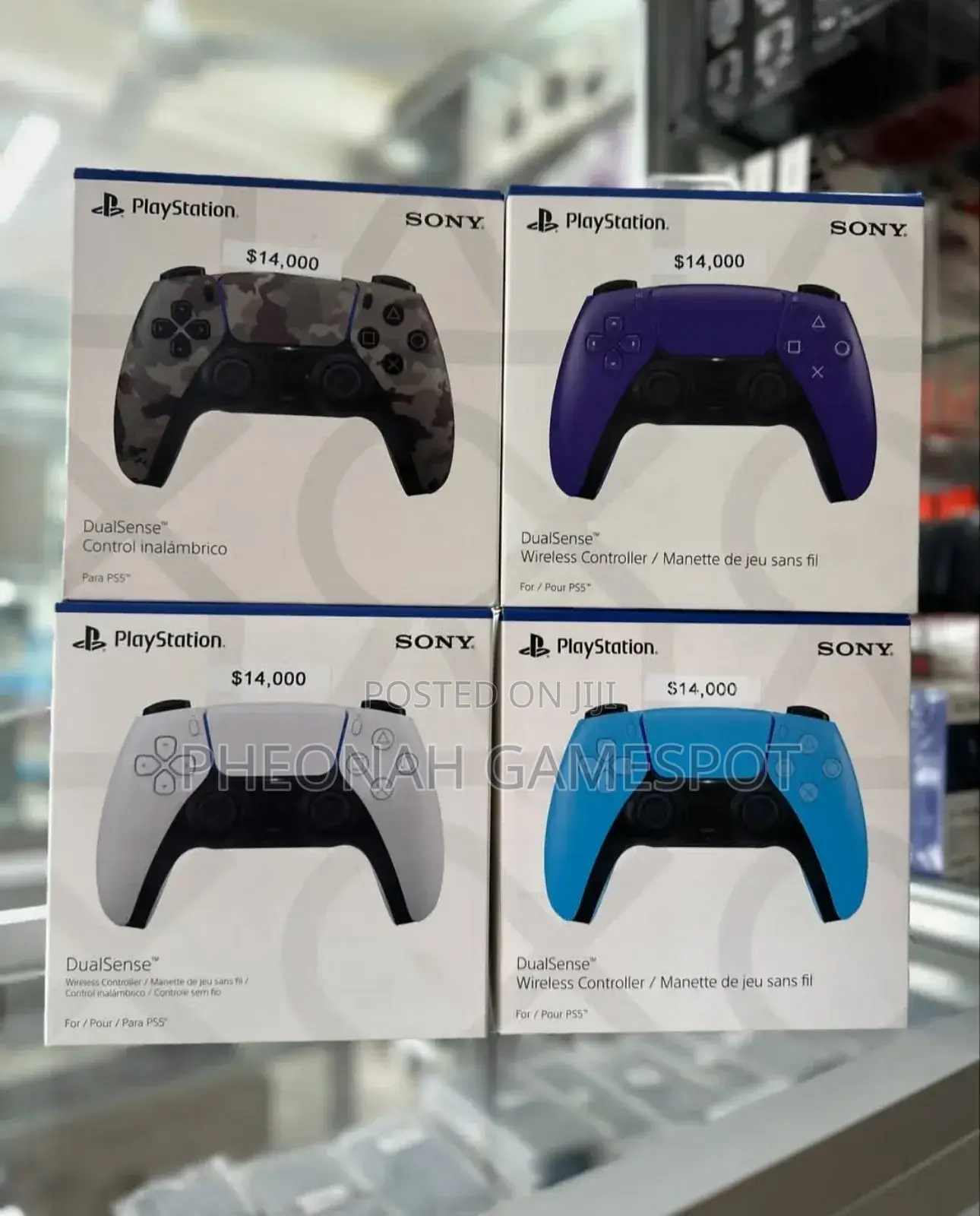 Brand New, Factory-Sealed Playstation 5 Dualsense Wireless Game Pads