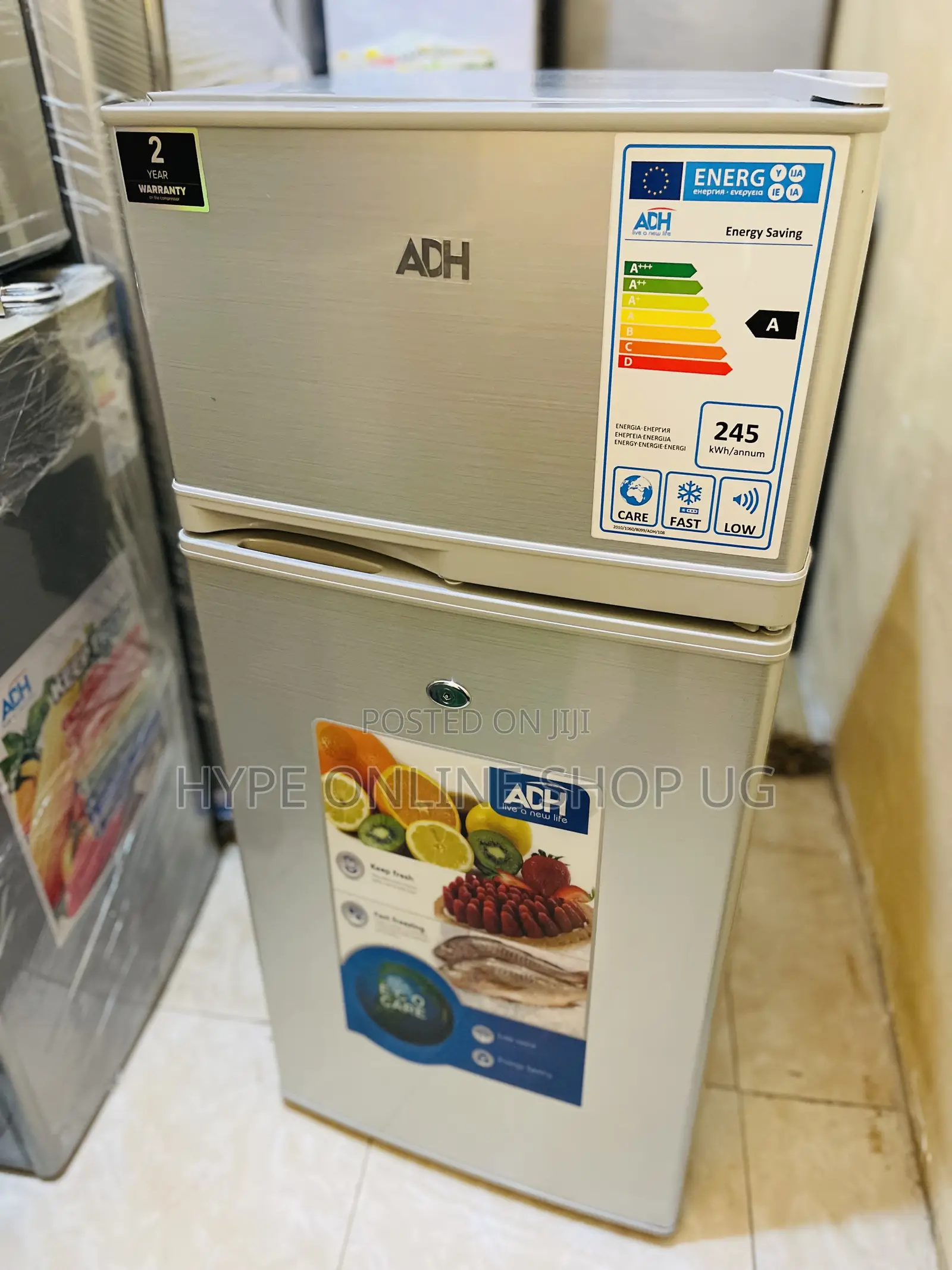 108l Brandnew Double Door Adh Fridge