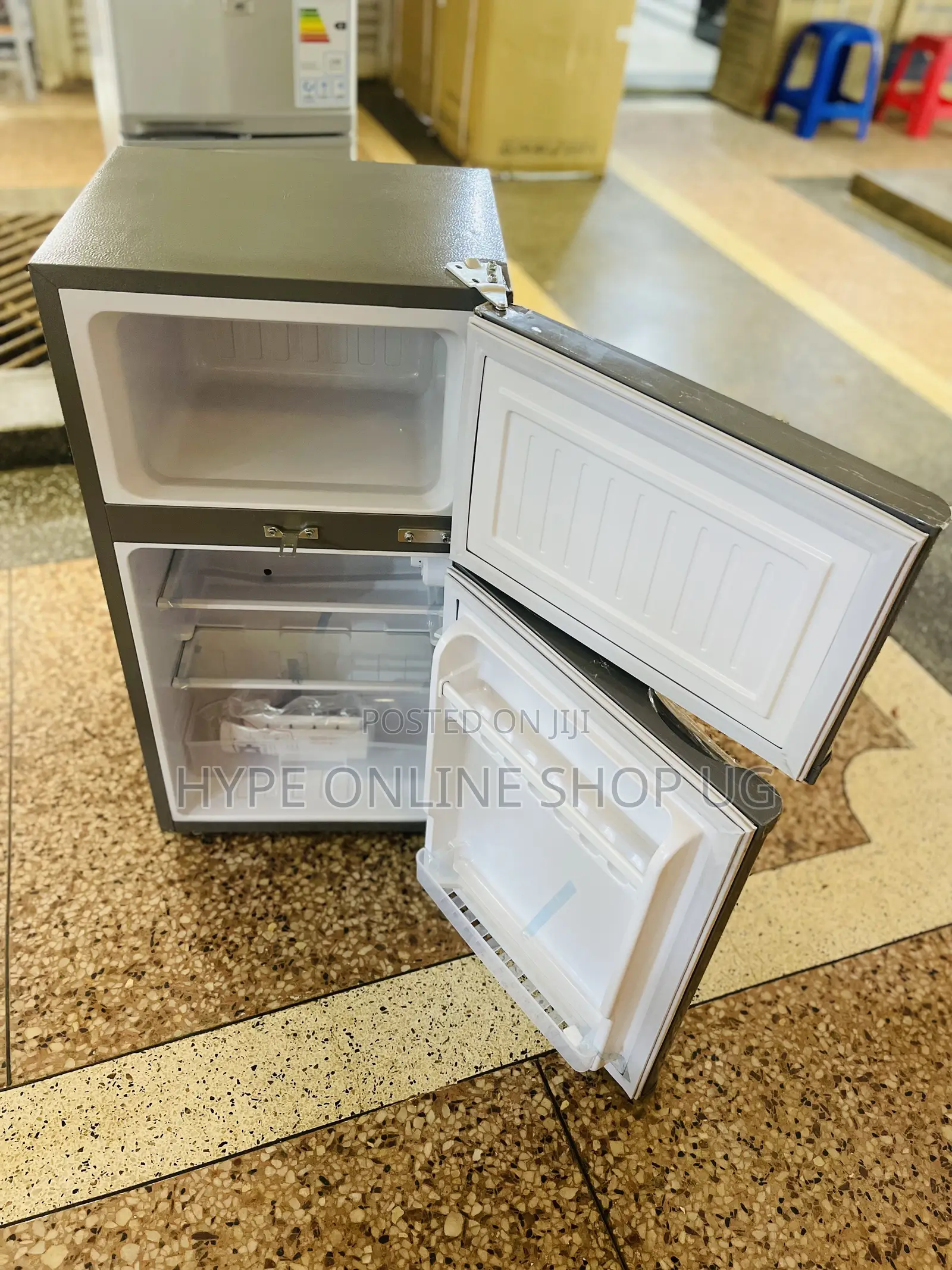 Gray 120l Adh Brandnew Double Door Fridge