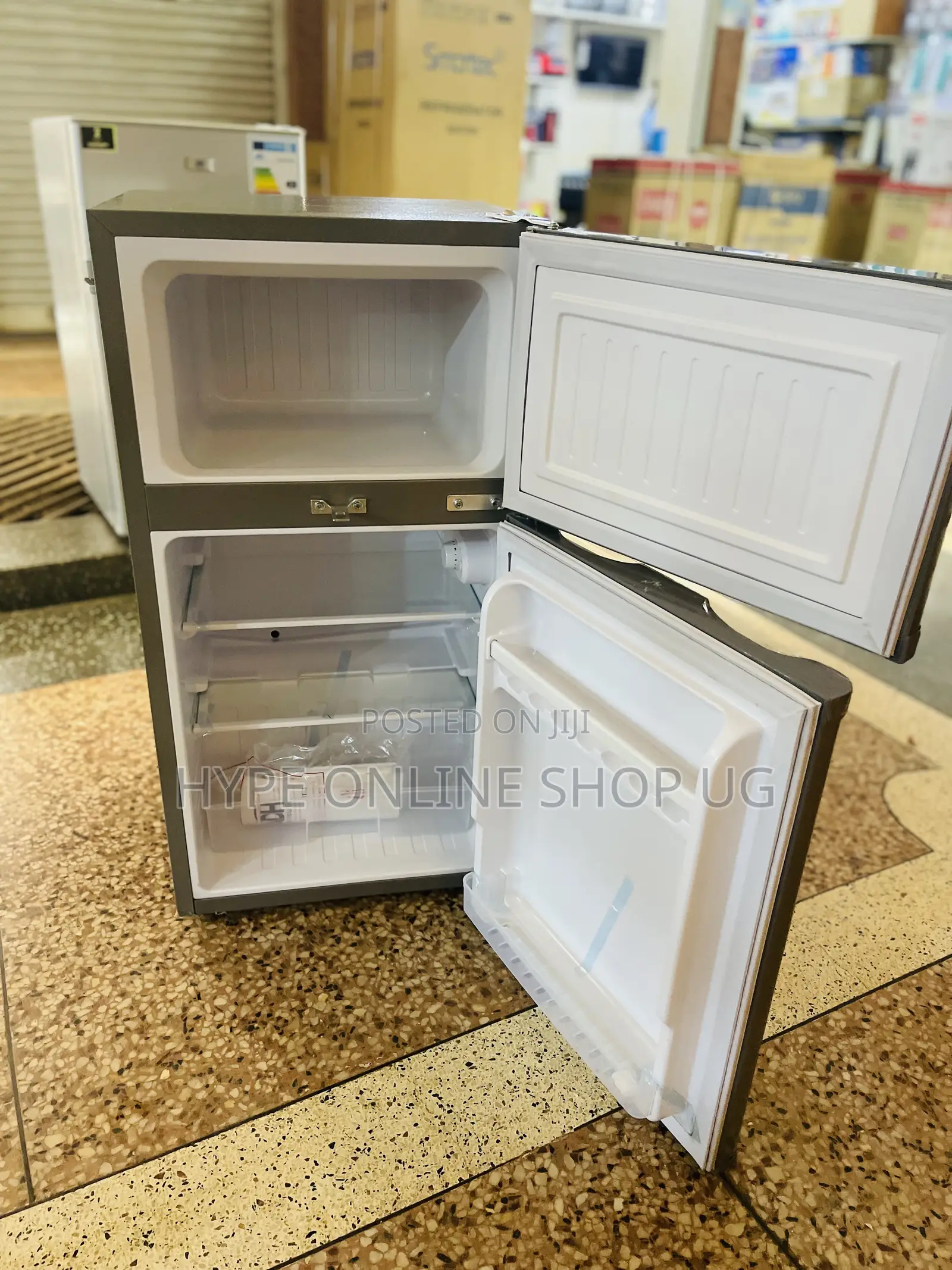 Gray 120l Adh Brandnew Double Door Fridge
