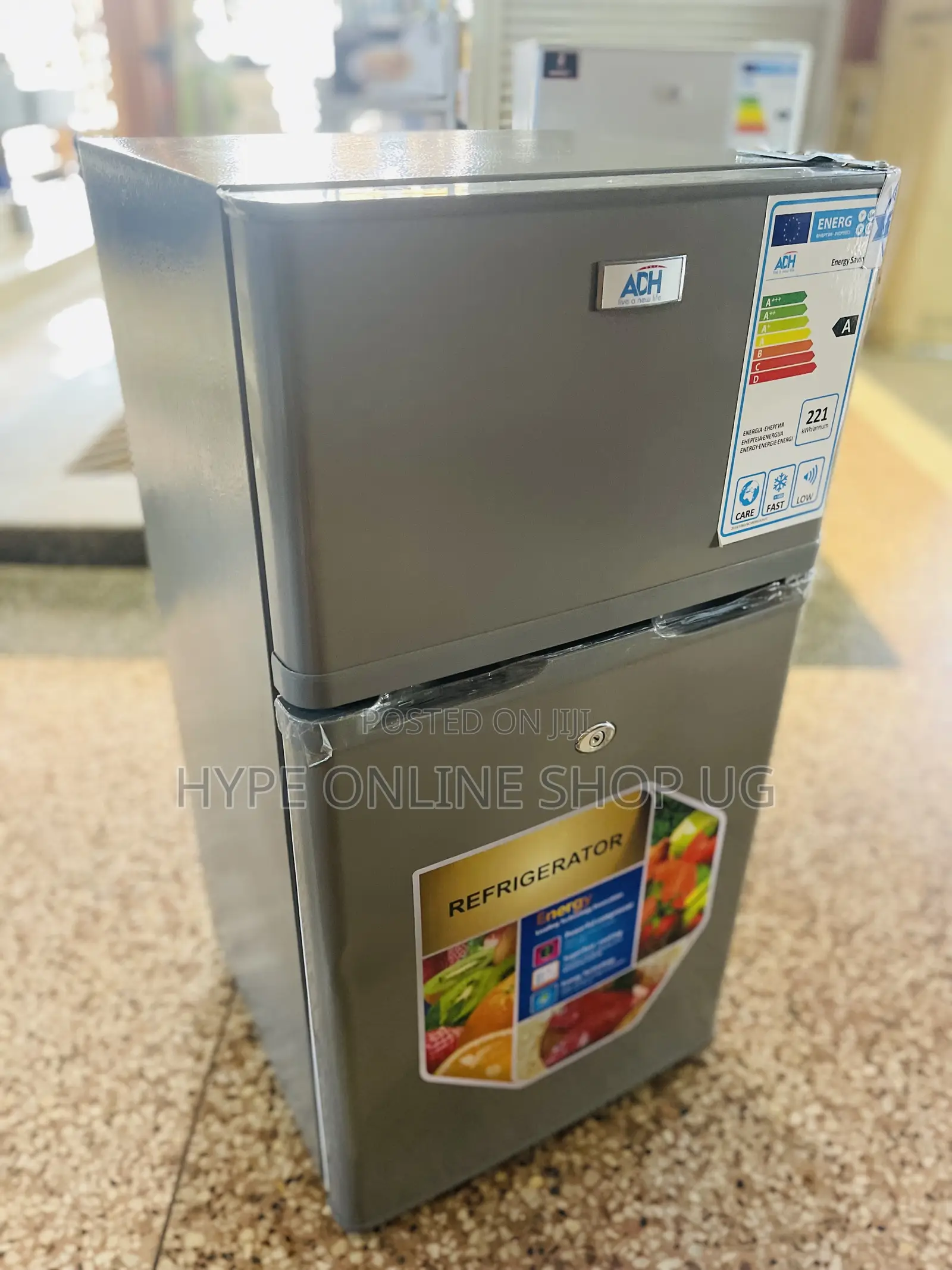 Gray 120l Adh Brandnew Double Door Fridge