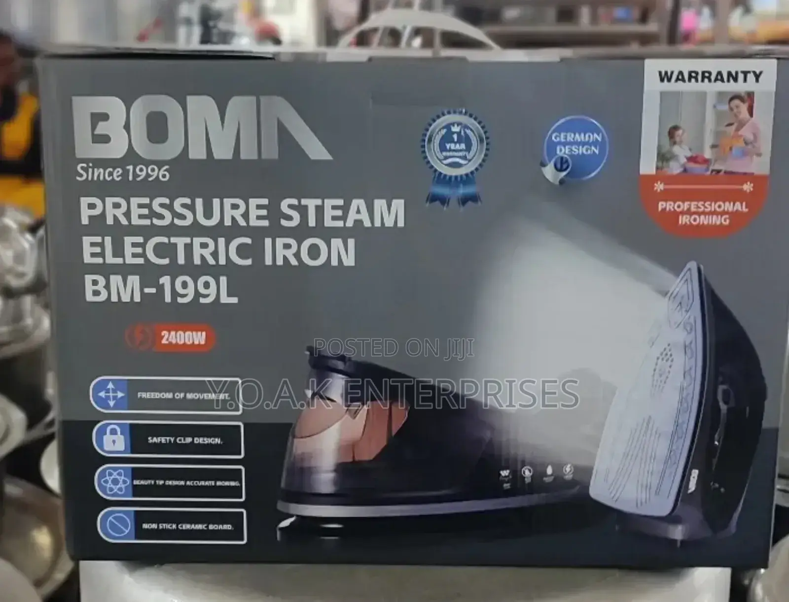 Pressure Steam Electric Iron