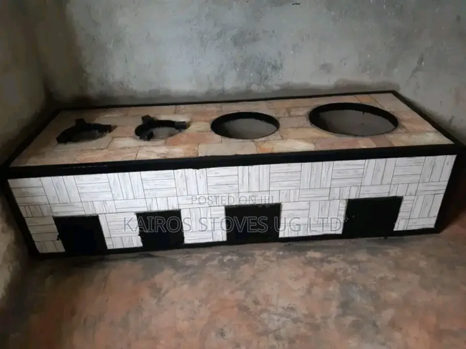 Combination of Firewood and Charcoal Stove