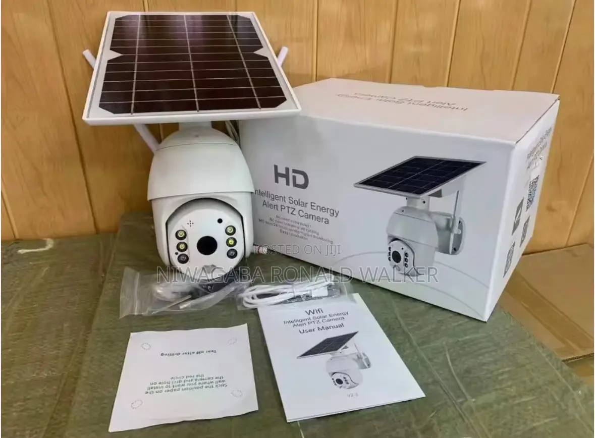 1080p Q3 Solar Wifi PTZ Camera, Hd, Ip66, Waterproof, Ubox App Control