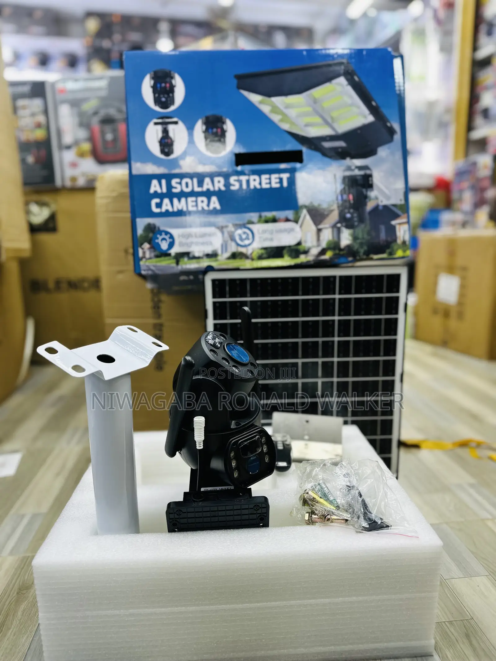 Ai Solar Street Camera Ultra Hd With Night Vision