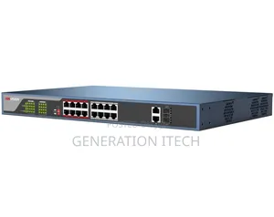 Hikvision 16 Ports
Gigabit  Poe Switch With 2 X Gig Uplink