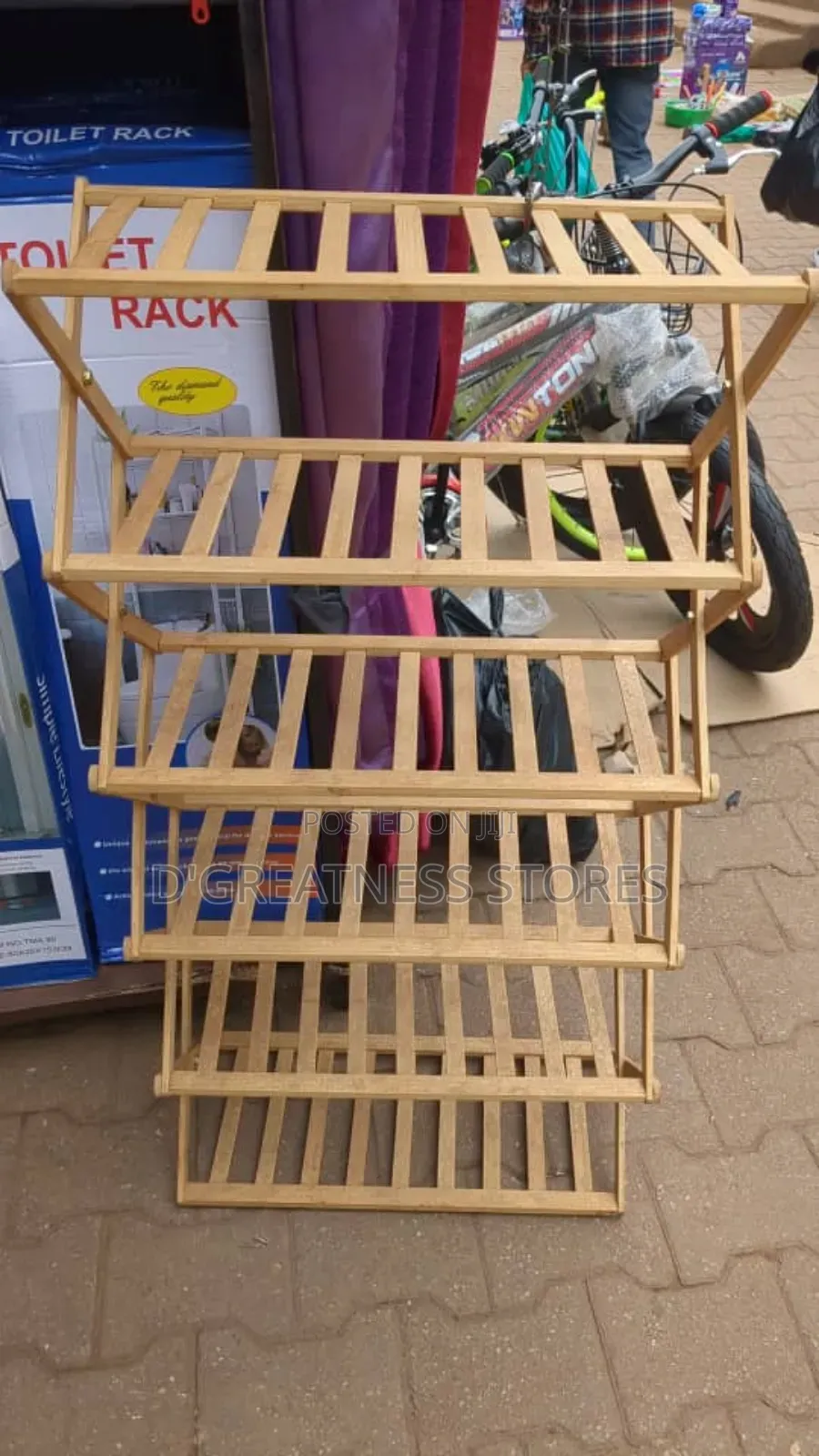 Wooden Shoe Rack