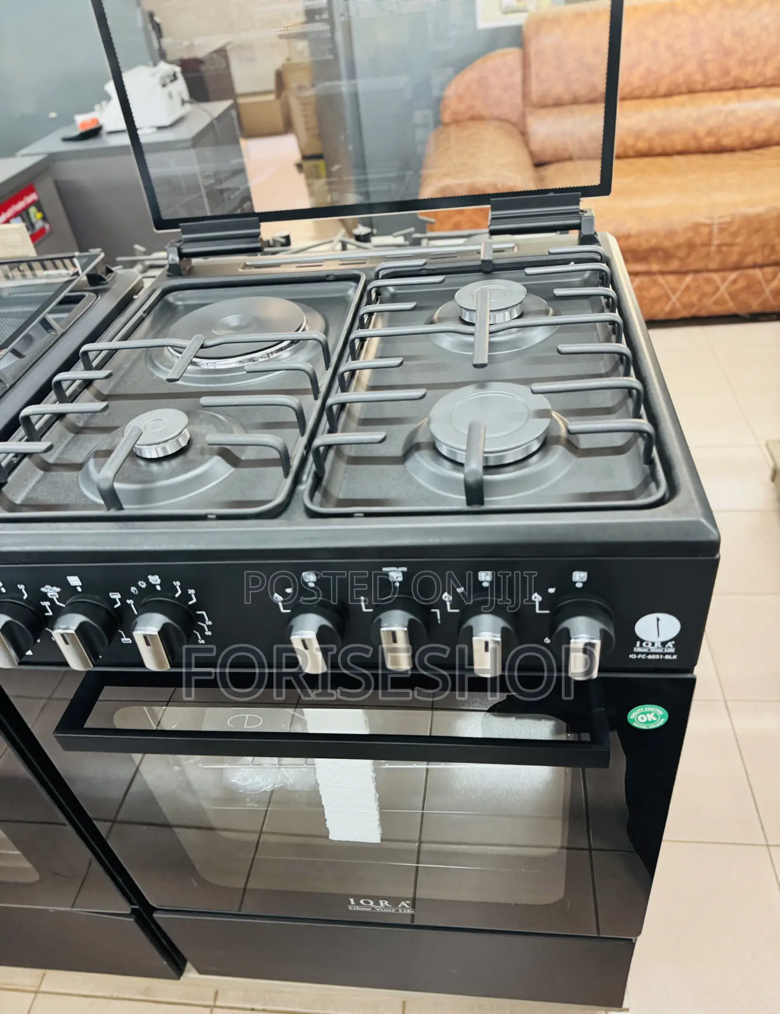 Iqra Cooker 3gas 1electric (60+60)Cm