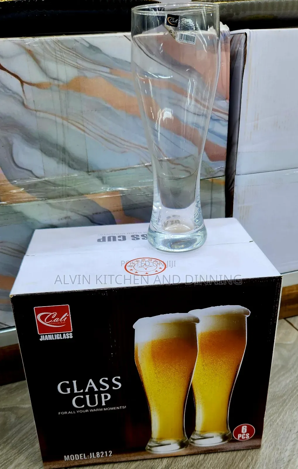 Beer Glasses 6pcs