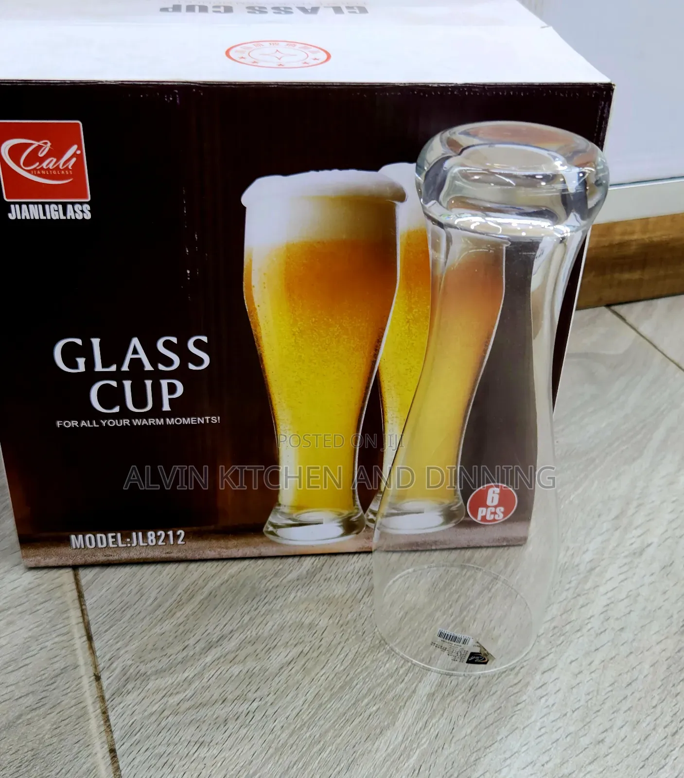 Beer Glasses 6pcs