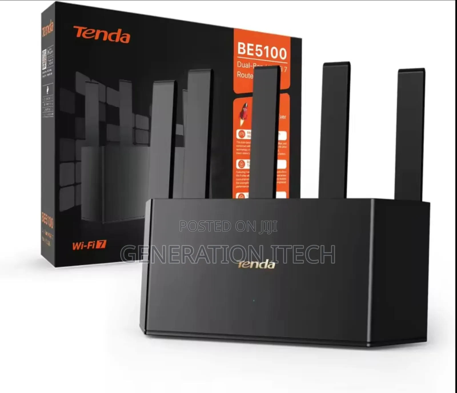 Router Tenda Wifi 7 Te6l Pro Be5100 Double Bande Gigabit 5g