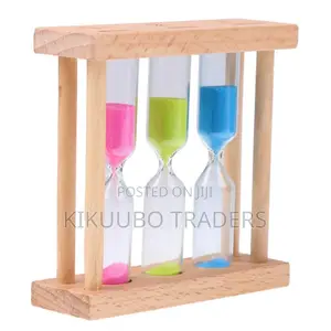 Minute Wooden Sand Glass Hourglass Timer Clock Home Decor