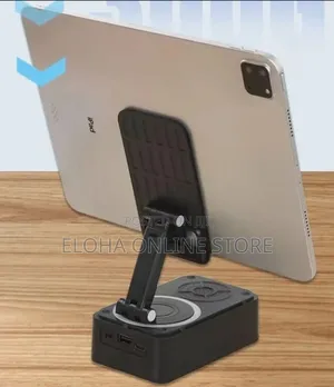 Bluetooth Speaker With a Built-in Phone Holder 