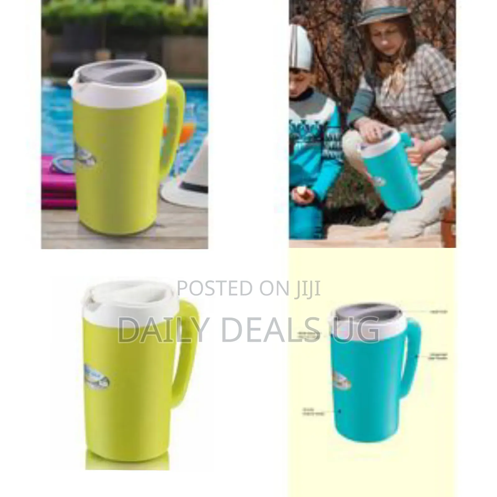 Pinnacle Insulated Water Cooler Thermos Bottle 2.5l- Multi-Colours