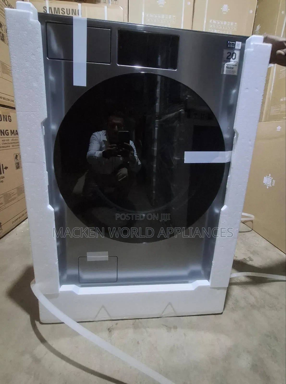 Washer and Dryer 22/11kg Samsung Wd90f22bsnq