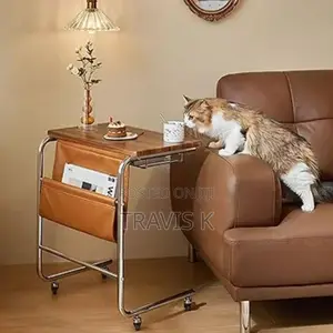 Multifunctional Rolling Side Table