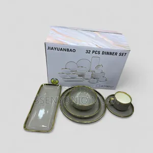 Jiayuanbao 32pcs Premium Porcelain Dinner Set – Model Je7782-L1