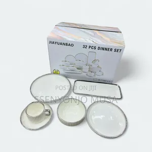 Jiayuanbao 32pcs Premium Porcelain Dinner Set – Model Je7782-L1
