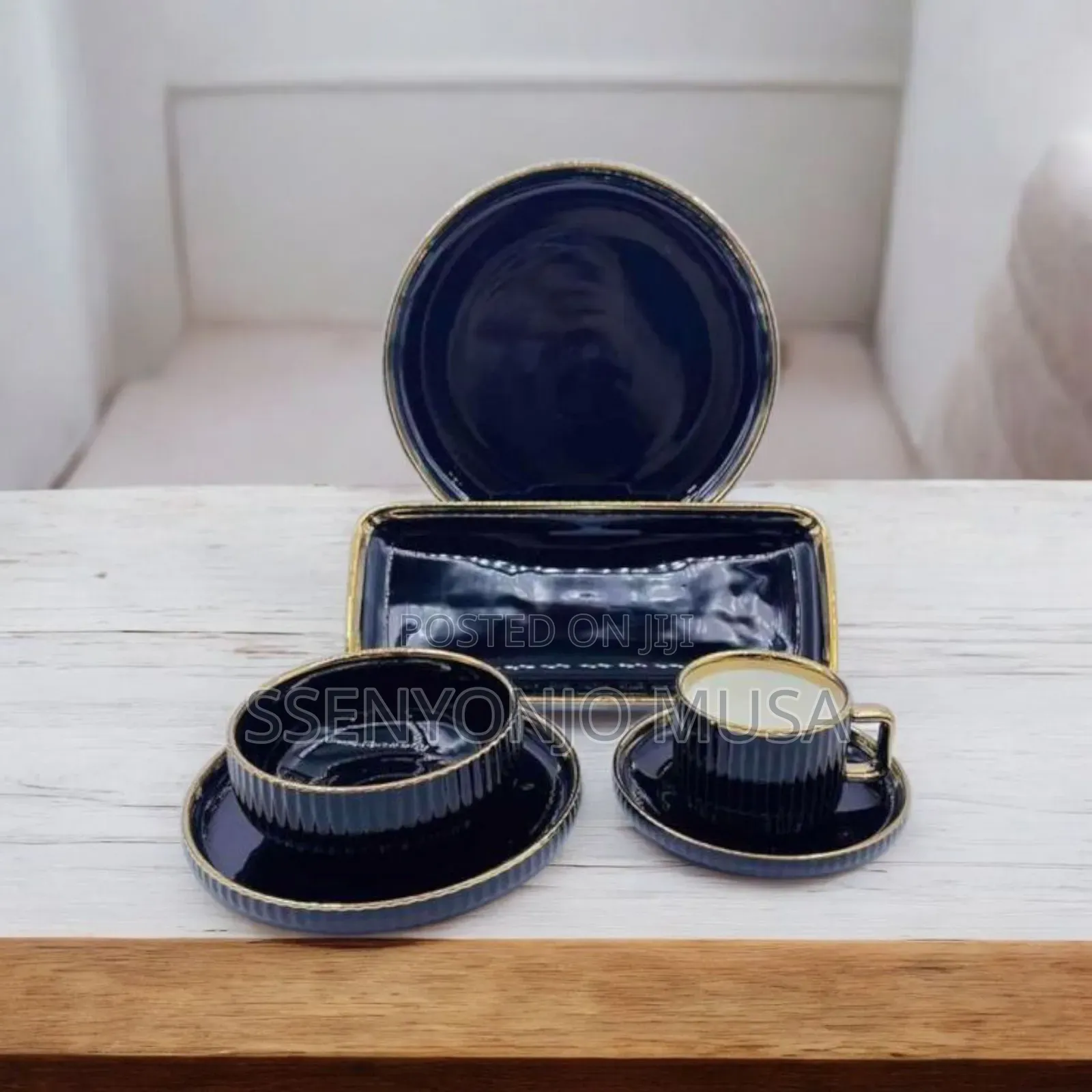 Jiayuanbao 32pcs Premium Porcelain Dinner Set – Model Je7782-L1