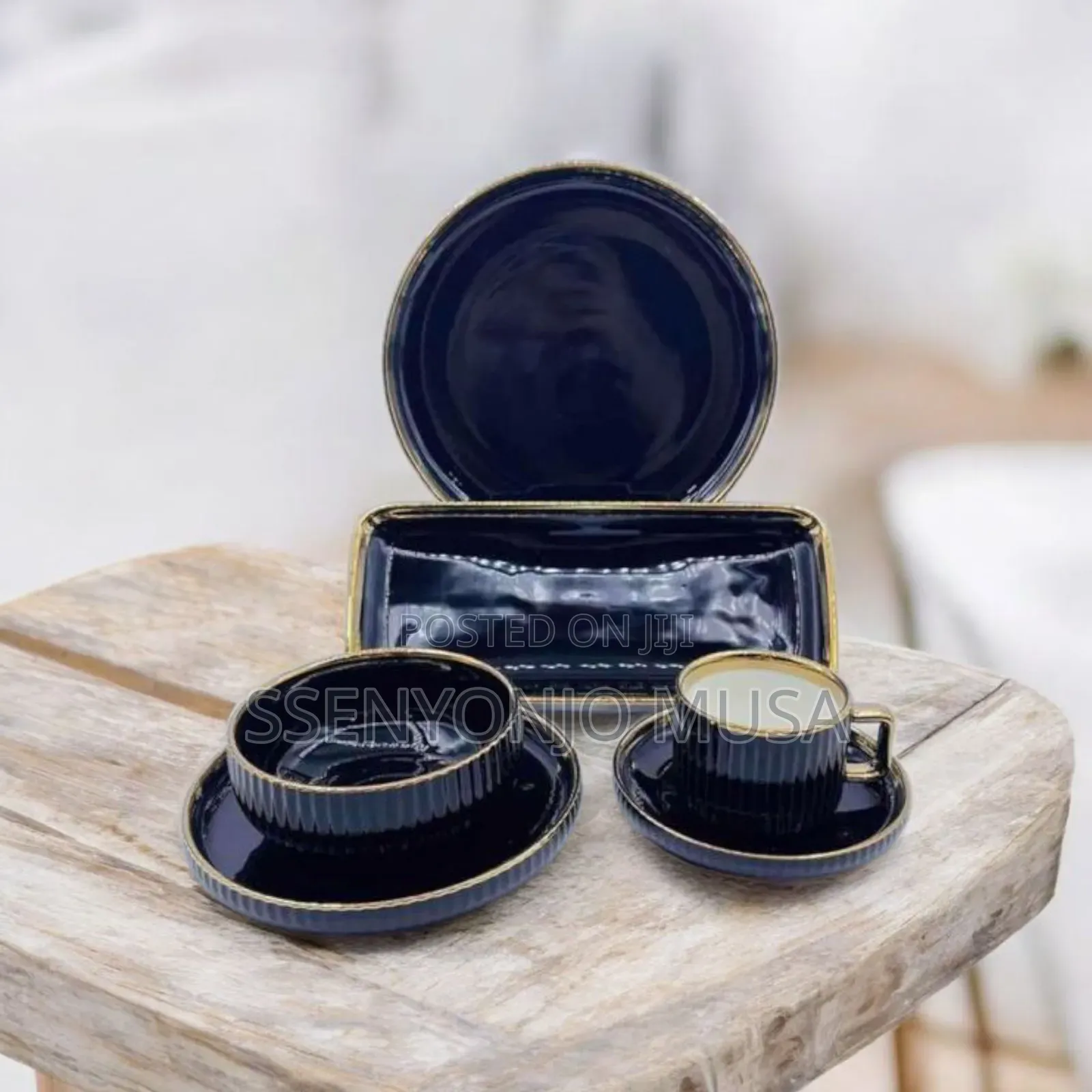 Jiayuanbao 32pcs Premium Porcelain Dinner Set – Model Je7782-L1