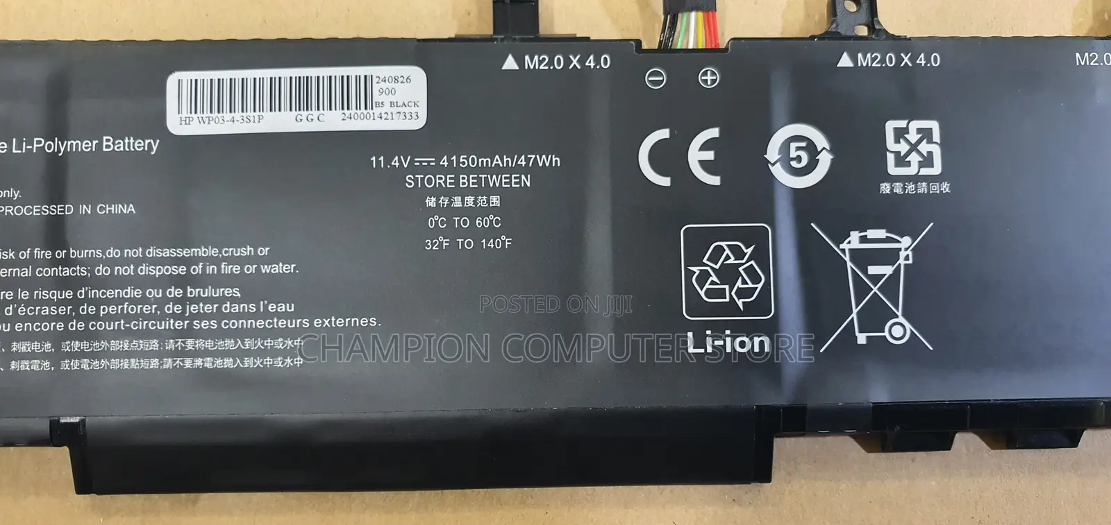 Hp Wp03xl for for Hp Elitebook 830 835 840 845 860 865 G9 G10 Series