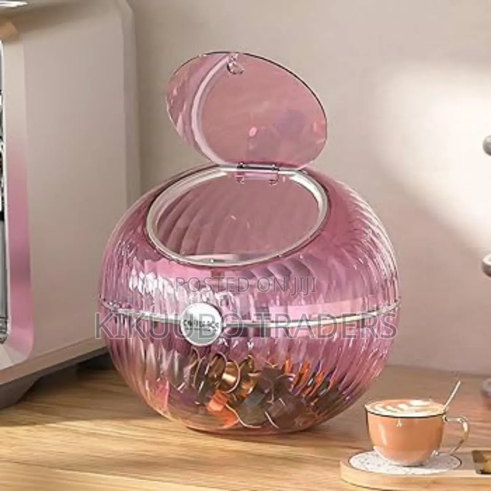 Transparent Spherical Coffee Capsule Storage Holder