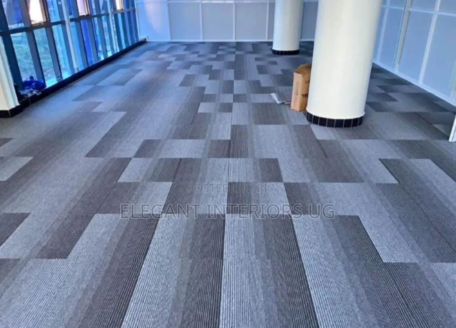 PVC Woolen Tile Like Carpets at Favorable Price