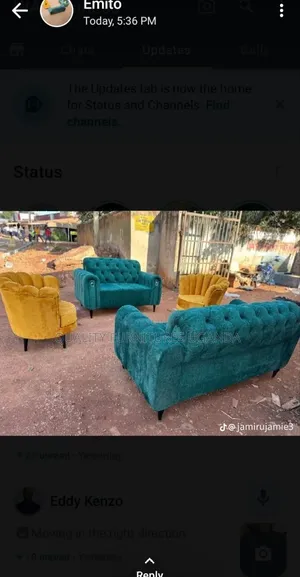 3+2+1+1 Super Quality Chesterfield Sofa Set