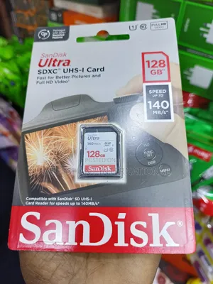 128gb Camera Sd Card/Sandisk Ultra SDXC Uhs-I Card 128 Gb