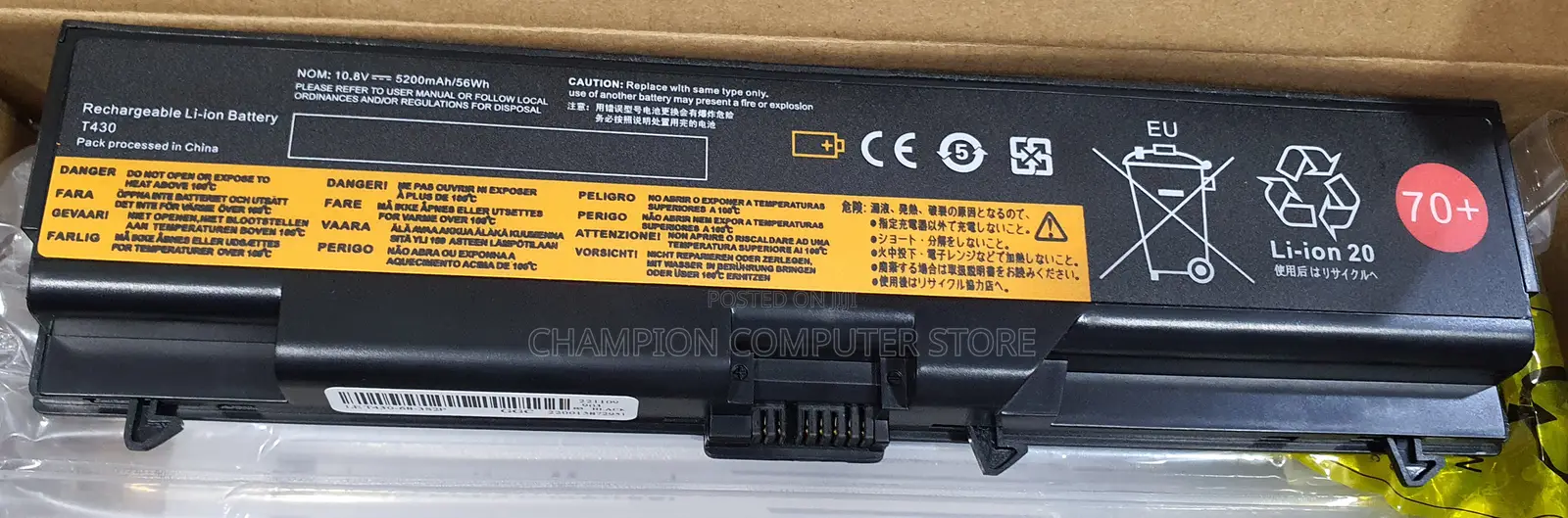T430 Battery for Lenovo Thinkpad 70++ T410 T420 T510 T520